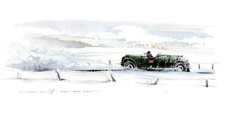 Uli´s Racing Legends Card 1 "Snow - what snow?"