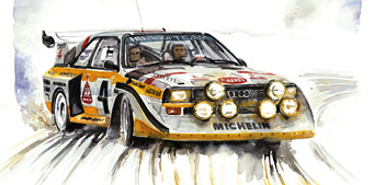 Uli´s Racing Legends Card 18 "Audi Quattro"