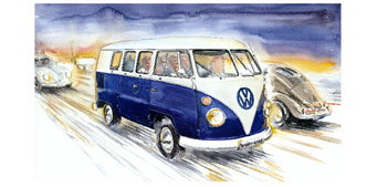 Uli´s Racing Legends Card 19 "VW Bulli"