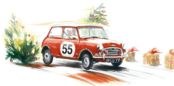 Uli´s Racing Legends Card 42 "Rudy the Mini - red"
