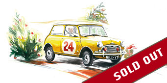 Uli´s Racing Legends Card 43 "Rudy the Mini - yellow"