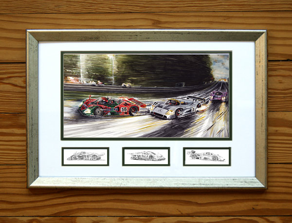 S Plus-Print #116 Mazda 787B - Sauber Mercedes - Jaguar