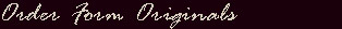 Uli´s Racing Legends Order Form Reproductions